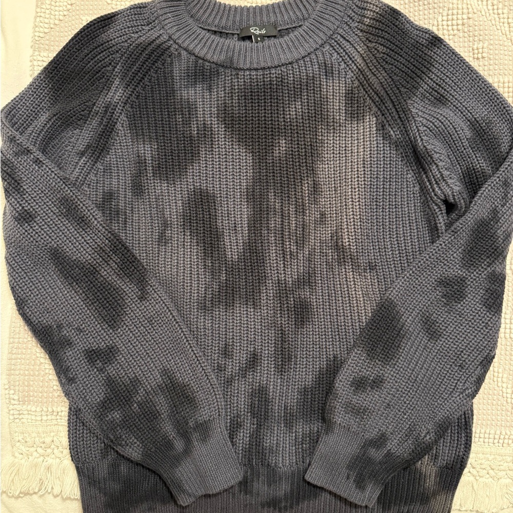 Rails Charcoal Tie-Dye Crewneck Sweater